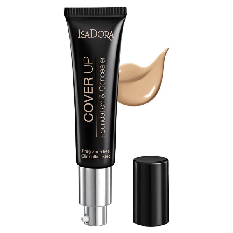 کرم پودر طبیعی کانسیلر کاور آپ ایزادورا