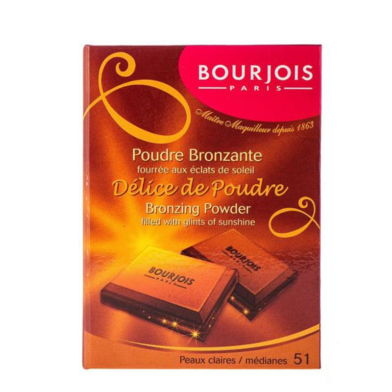 پودر برنزه کننده صورت دلیس د پودر بورژوآ
