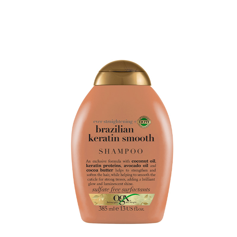 شامپو مو نرم کننده برزیلین کراتین اسموس او جی ایکس