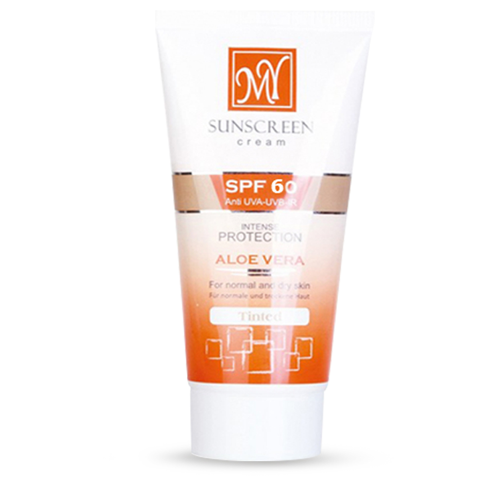 کرم ضد آفتاب مرطوب کننده رنگی SPF 60 مای