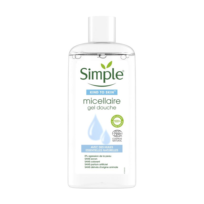 شامپوی بدن پاک کننده ژل دوش میسلار  سیمپل