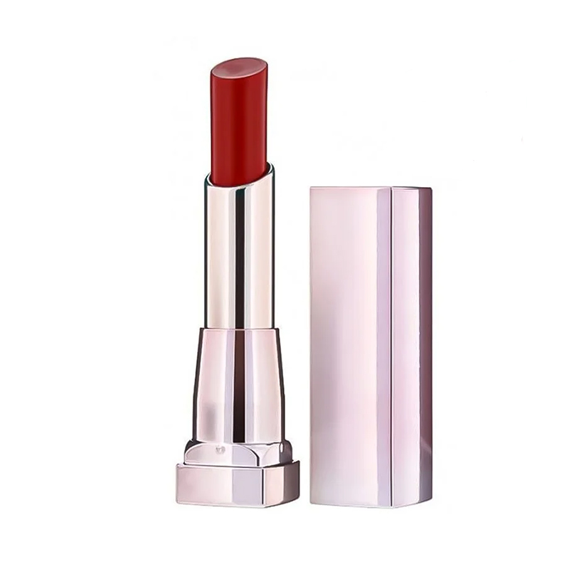 رژ لب جامد براق آب‌رسان اسکارلت فلیم میبلین