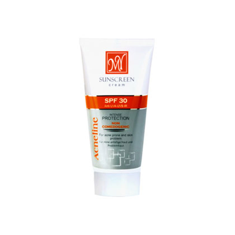 کرم ضد آفتاب انتی باکتریال آکنه لاین SPF 30 مای