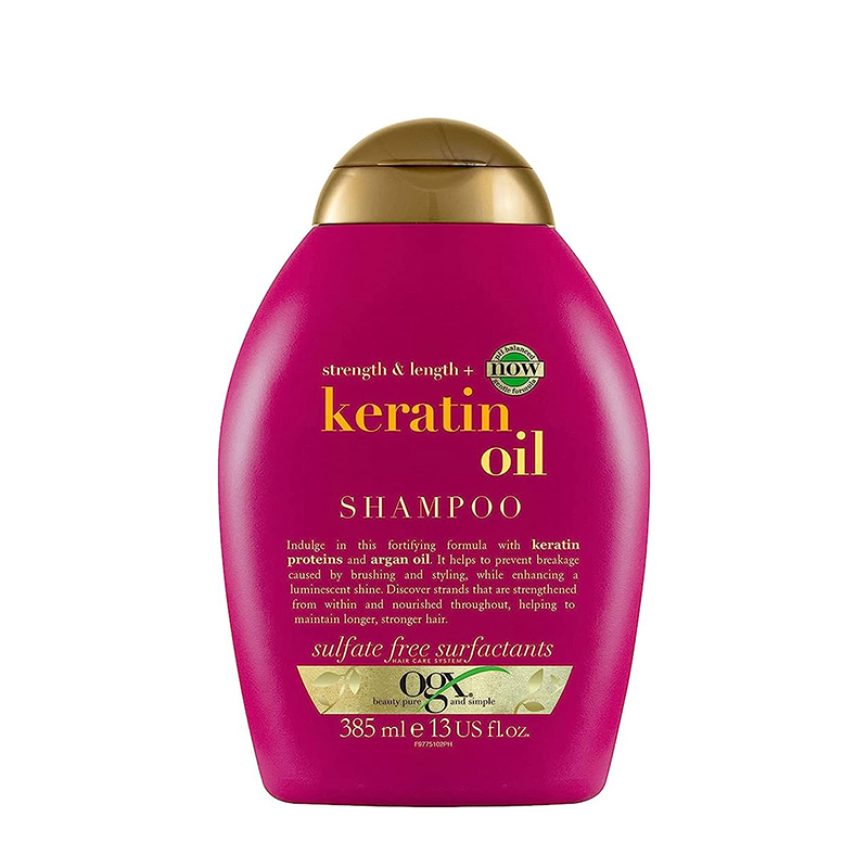 شامپو مو ترمیم کننده کراتین اویل بدون سولفات او جی ایکس