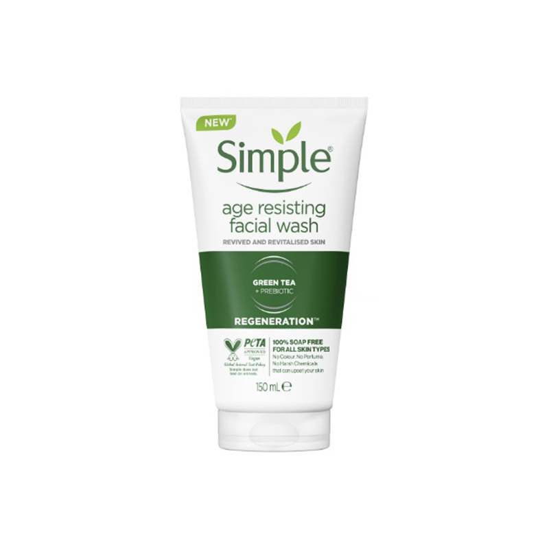 ژل پاک کننده پوست گرین تی انواع پوست سیمپل