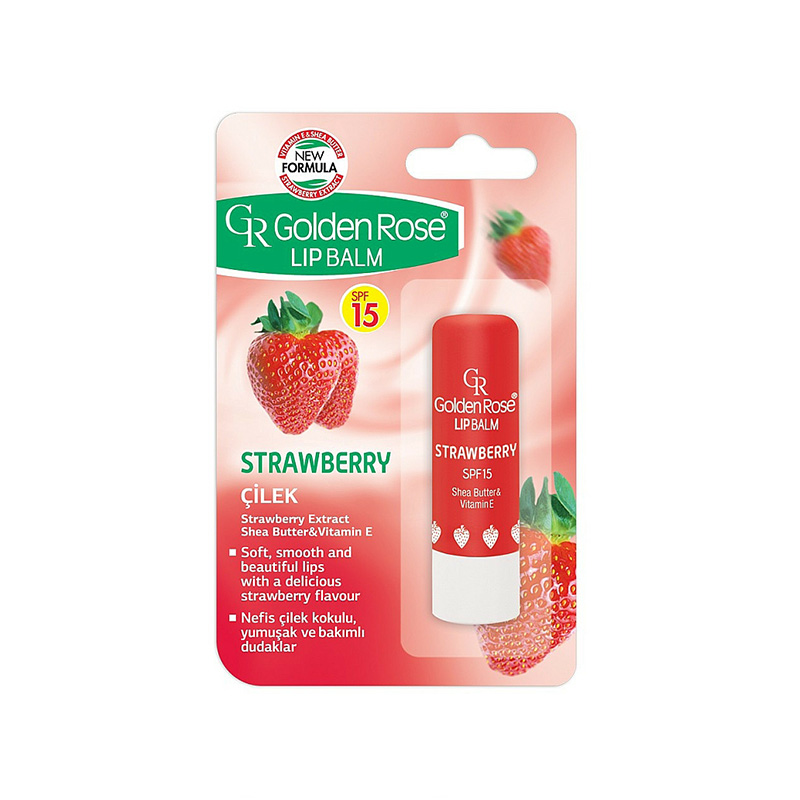 بالم لب براق استرابری گلدن رز