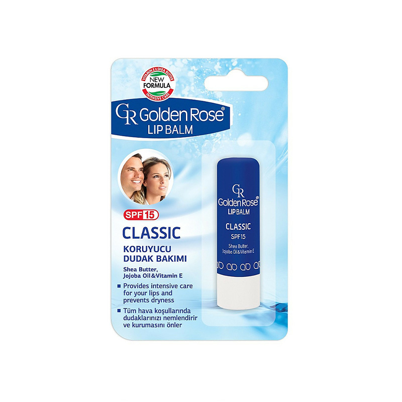 بالم لب طبیعی کلاسیک گلدن رز