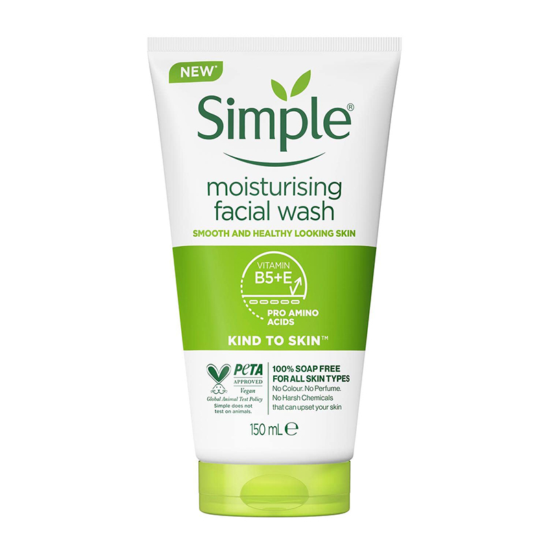 ژل پاک کننده پوست کایند تو اسکین مویسترازینگ فیشیال انواع پوست سیمپل