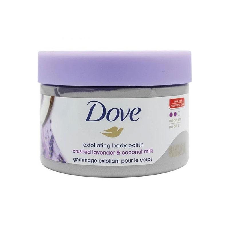 اسکراب و لایه بردار بدن کراشد لوندر اند کوکونات میلک داو