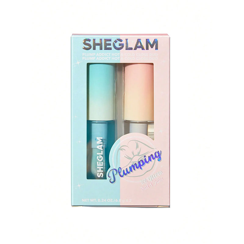 ست هدیه بالم لب پلامپ ادیکت هات اند کلد گلاس  زنانه 2 عددی شیگلم