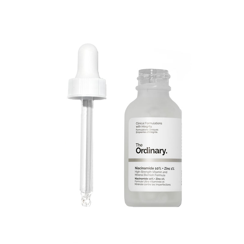 مایع سرم پوست ضد لک نیاسینامید 10% و زینک 1% اوردینری