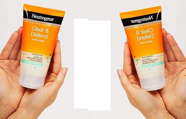 ماسک و پاک کننده صورت کلیر اند دفند پوست چرب نوتروژینا
