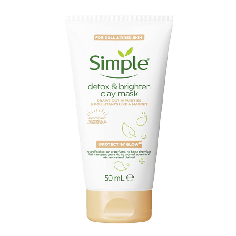 اسکراب و لایه بردار روشن کننده و سم زدا دتاکس و برایتن کلی ماسک سیمپل