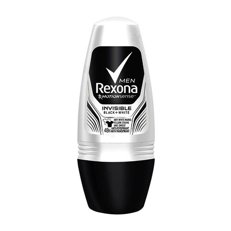 رول ضد تعریق اینویزیبل سیاه و سفید  مردانه رکسونا