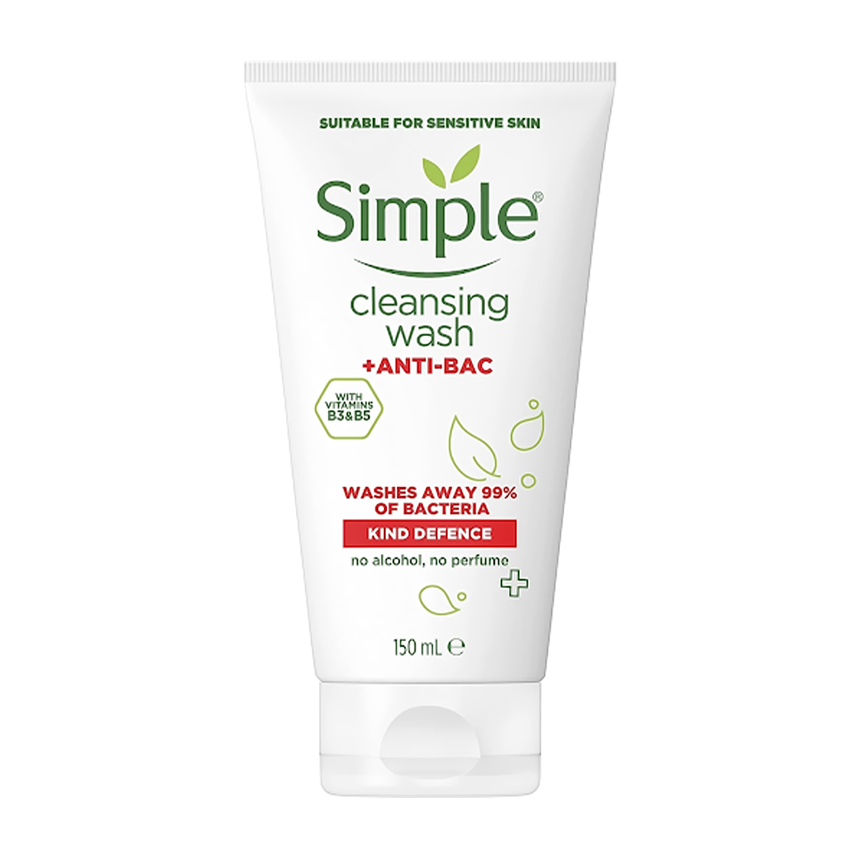 پاک کننده کایند دفنس پوست حساس سیمپل