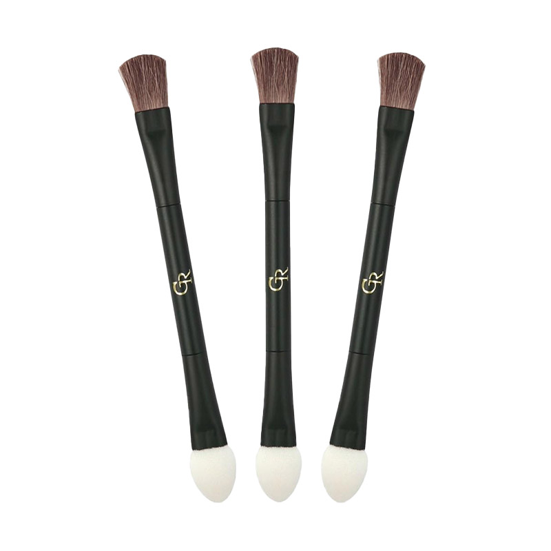 براش آرایش چشم 3 عددی دو سر گلدن رز