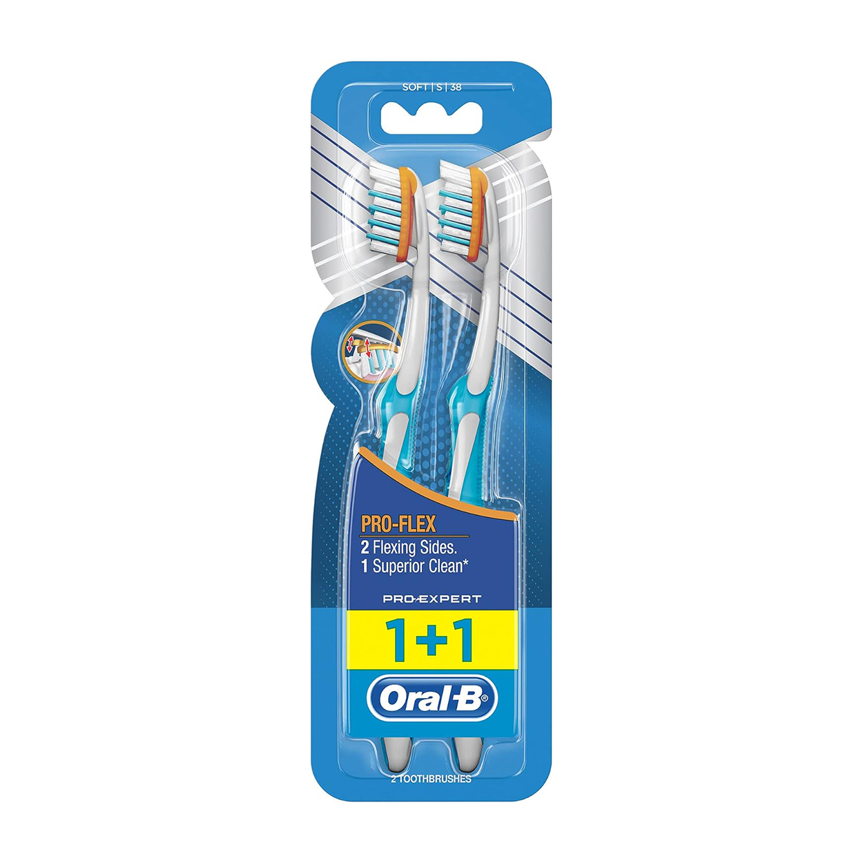 مسواک پرو فلکس پرو اکسپرت نرم اورال بی