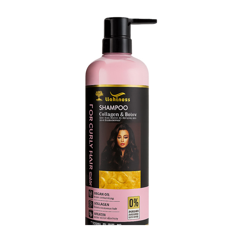 شامپو مو استحکام بخش کلاژن اند بوتاکس مخصوص موهای فر لایتنس
