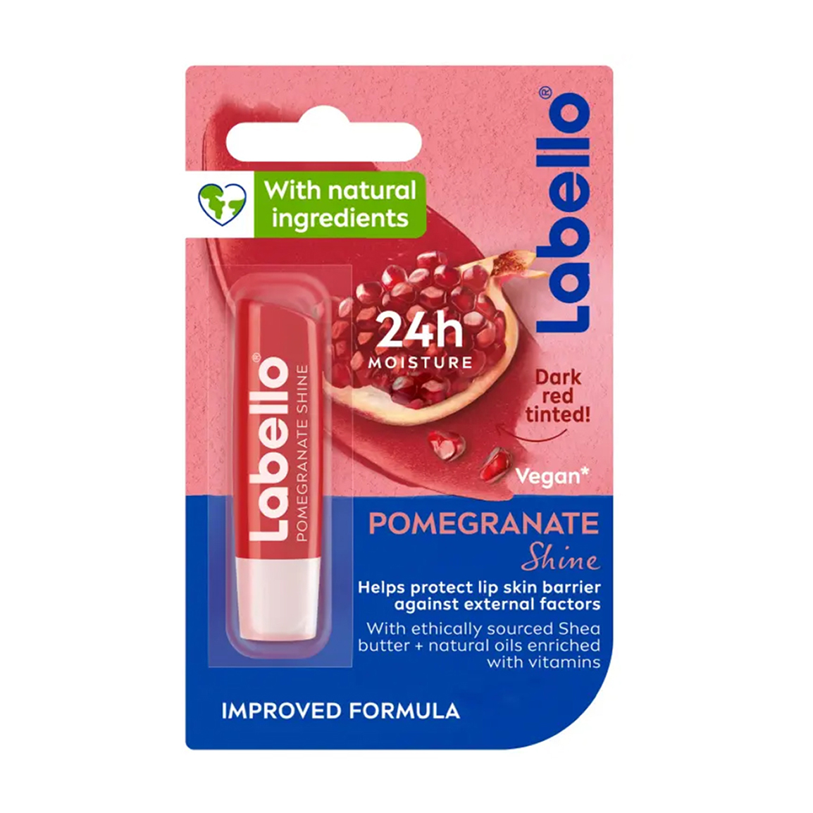 بالم لب لابلو مدل Pomegranate Shine | مرطوب‌کننده و براق‌کننده لب