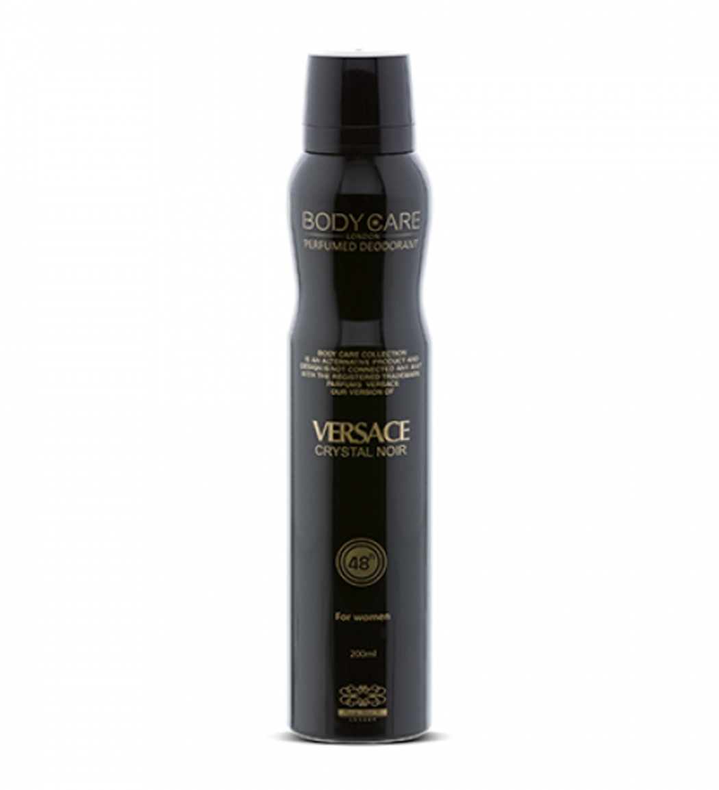 اسپری خوشبو کننده بدن زنانه مدل Versace Crystal Noir حجم 200میل