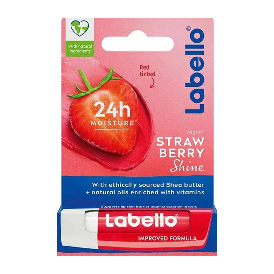 بالم لب توت فرنگی لابلو Strawberry Shine | مرطوب‌کننده و براق‌کننده لب