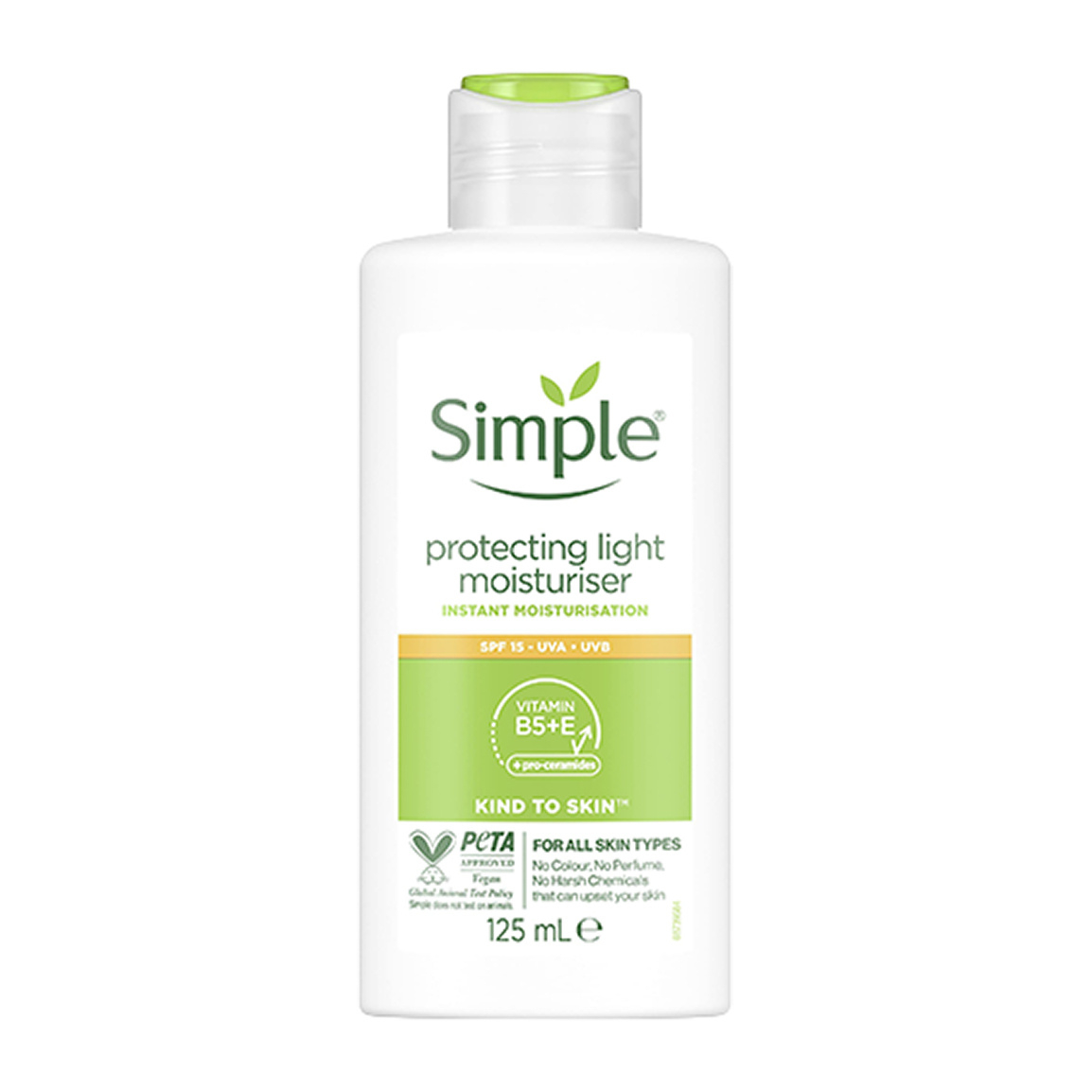 کرم مرطوب‌کننده و محافظت‌کننده سیمپل مدل Protecting Light Moisturiser SPF15 حجم ۱۲۵ میلی‌لیتر